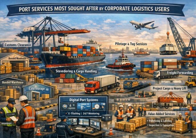 Port Services Most Sought After by Corporate Logistics Users Port Services Most Sought After by Corporate Logistics Users